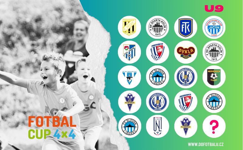 U9 - PŘIHLÁŠENÉ TÝMY NA FOTBAL CUP 4X4